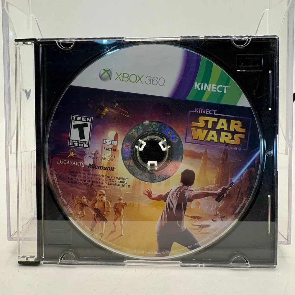 Kinect Star Wars Xbox 360 Game Disc Only LucasArts Microsoft 2012 NTSC T Teen